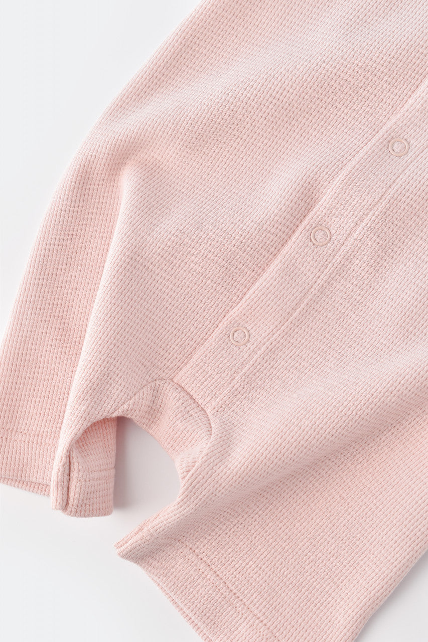 Salopeta fara maneci si panataloni scurti - 100% bumbac organic - Roz, Baby Cosy