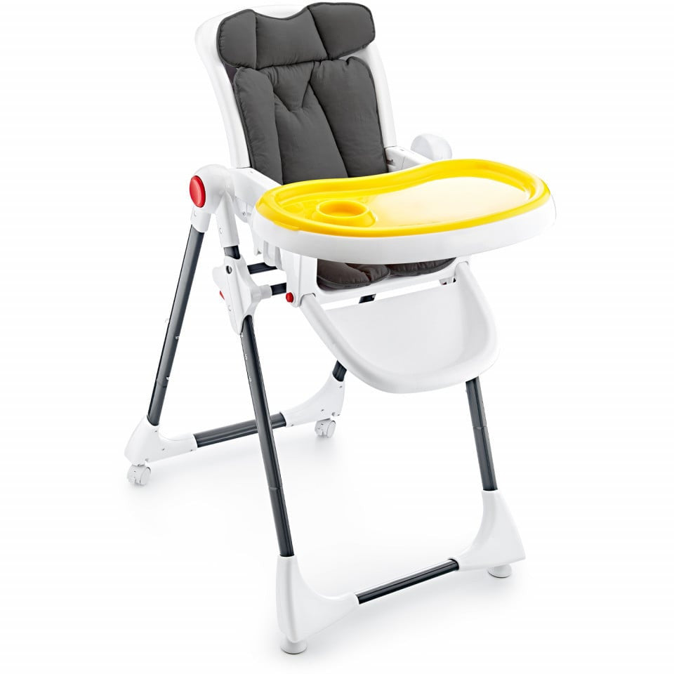 Saltea cu doua fete pentru carucior si scaun de masa Dots BabyJem