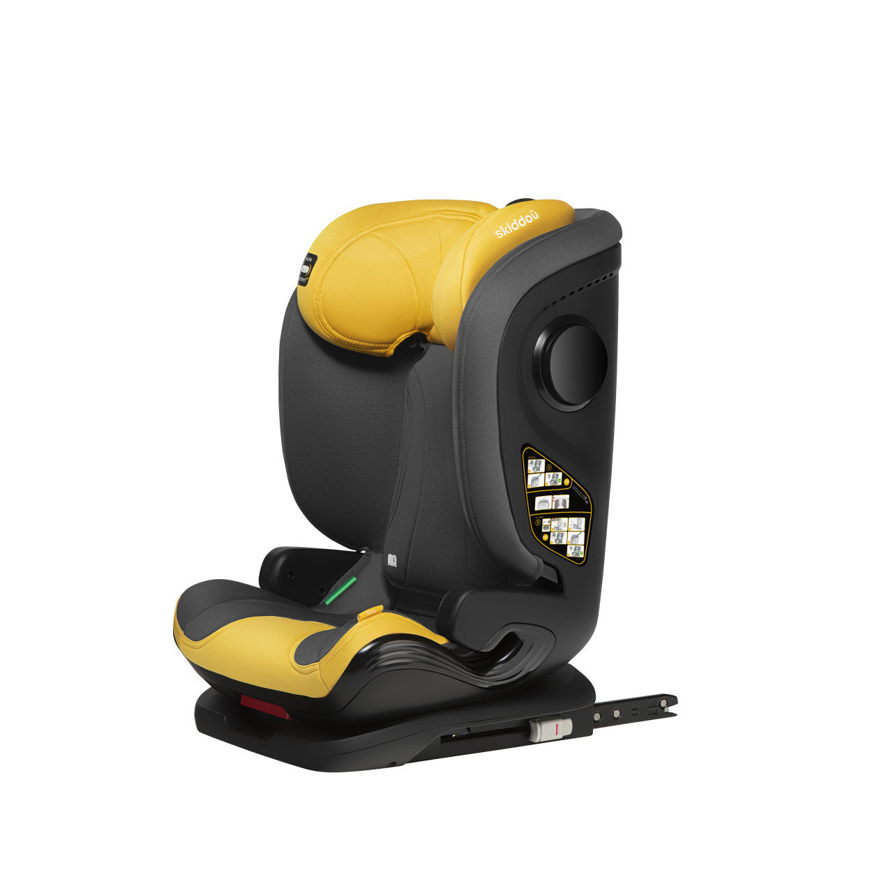 Scaun auto ISOFIX Täby, Skiddou, 15-36 kg, Galben