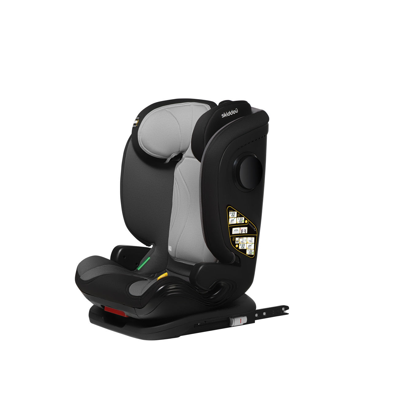 Scaun auto ISOFIX Täby, Skiddou, 15-36 kg, Normandic Dream,Gri