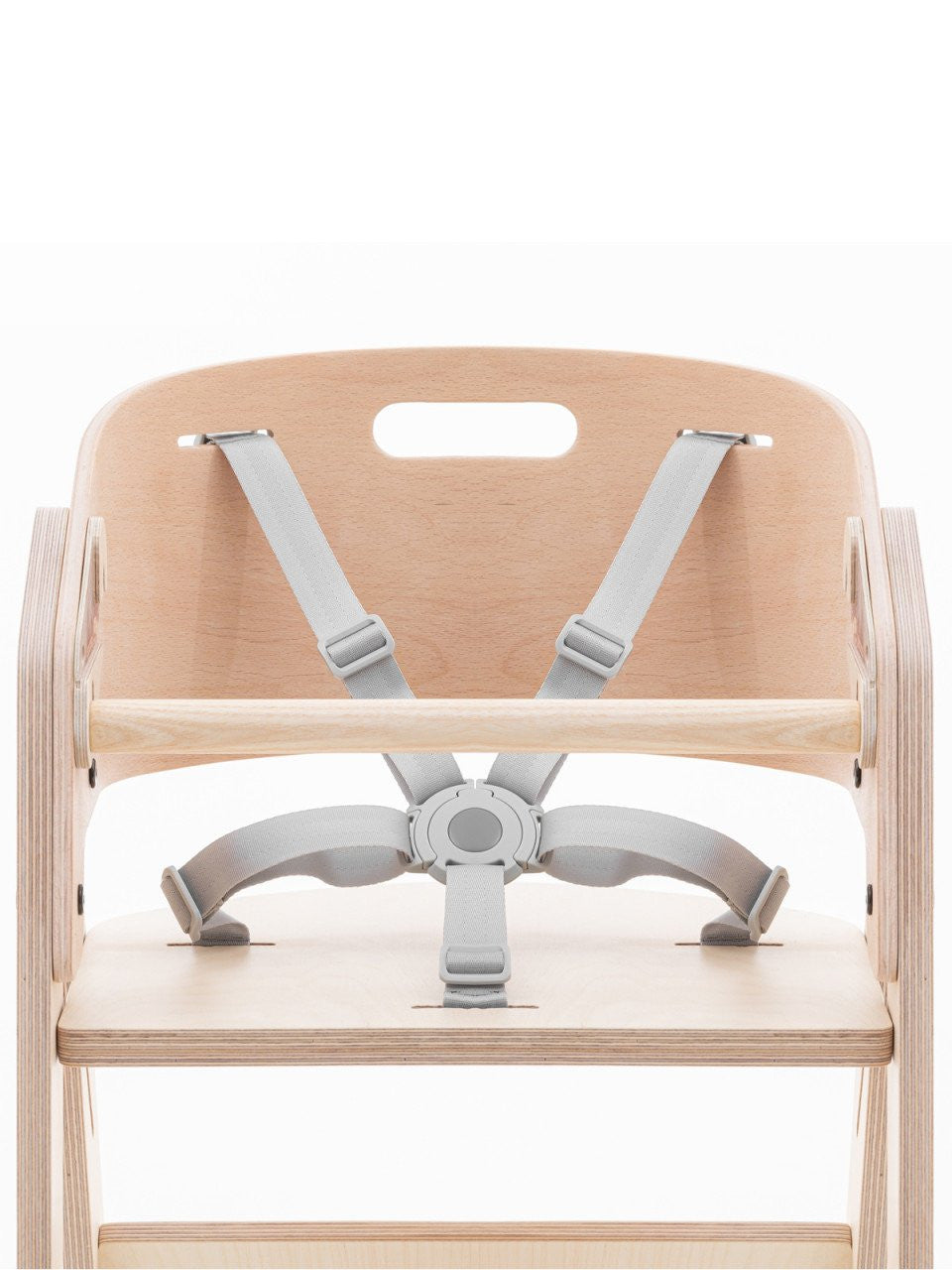 Scaun de masa multifunctional pentru bebelusi, MamaToyz, pliabil, cu masuta, transformabil, lemn, 6 luni - adolescent, natur