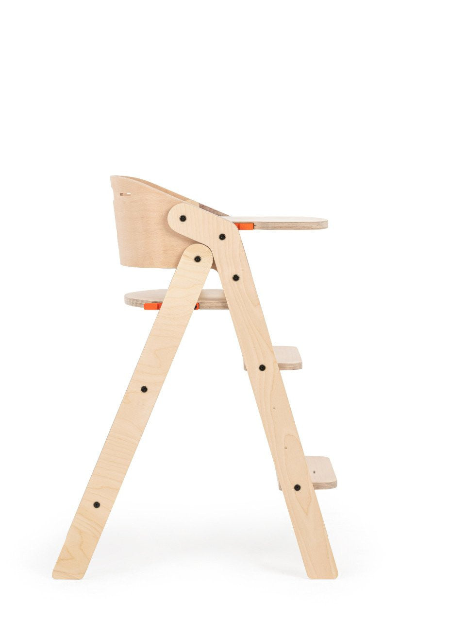 Scaun de masa multifunctional pentru bebelusi, MamaToyz, pliabil, cu masuta, transformabil, lemn, 6 luni - adolescent, natur