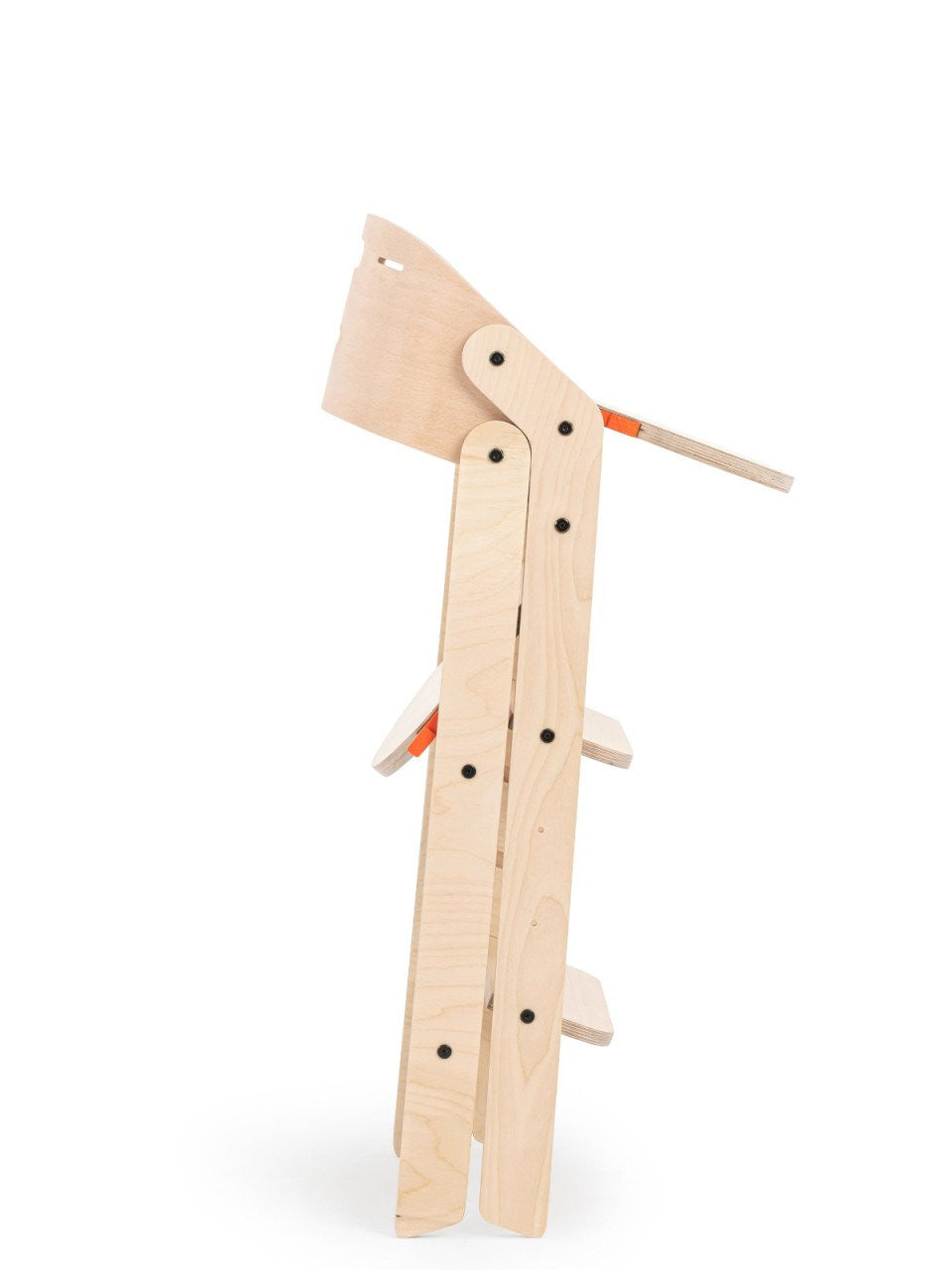 Scaun de masa multifunctional pentru bebelusi, MamaToyz, pliabil, cu masuta, transformabil, lemn, 6 luni - adolescent, natur