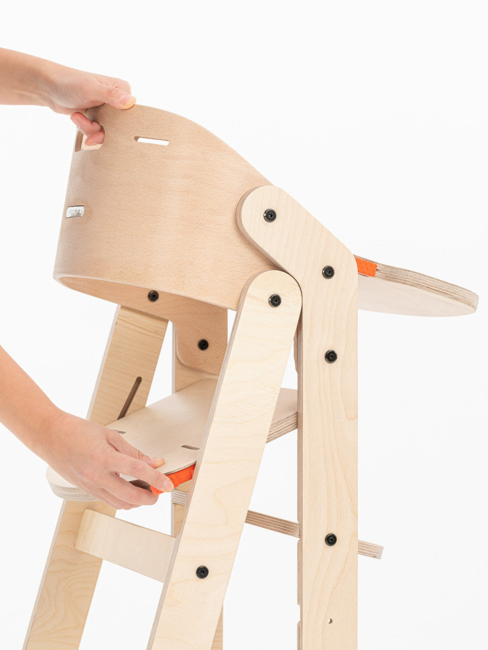 Scaun de masa multifunctional pentru bebelusi, MamaToyz, pliabil, cu masuta, transformabil, lemn, 6 luni - adolescent, verde