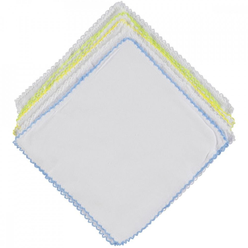 Set 10 batistute din bumbac pentru copii 20x20 cm