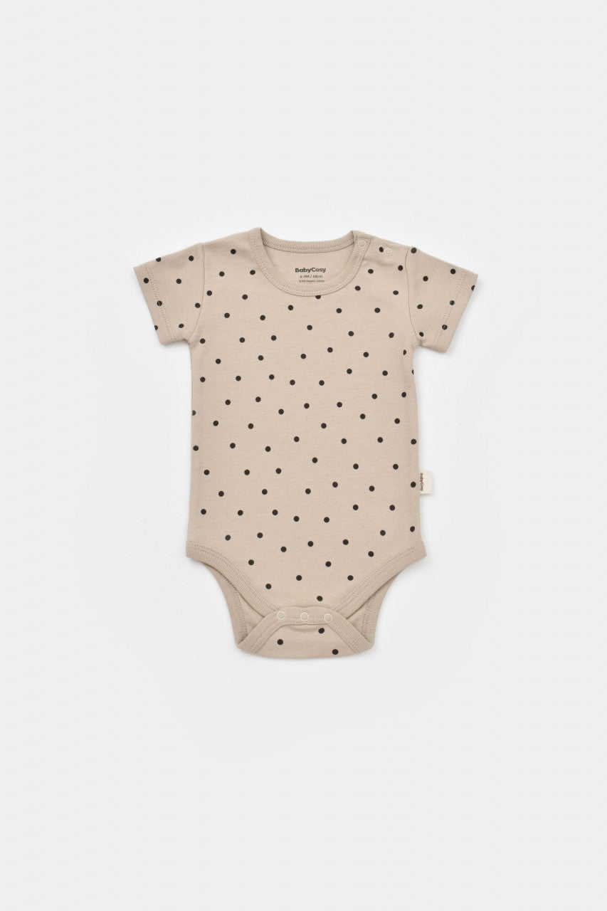 Set 2 body-uri bebe unisex Girafa, Baby Cosy, 100% bumbac organic