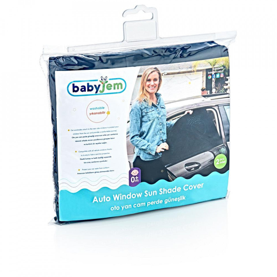 Set 2 bucati parasolar auto BabyJem Sun Shade Cover