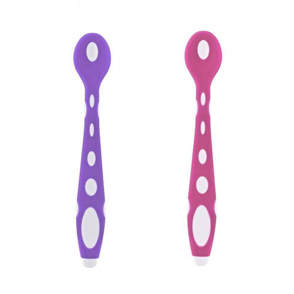 Set 2 lingurite din silicon BabyJem Soft Spoon