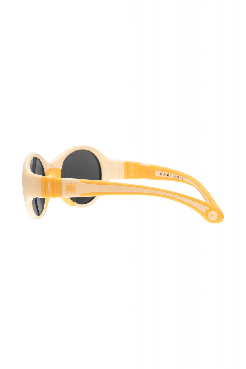 Set 2 ochelari copii Click & Change, galben, 0-2 ani, Mokki