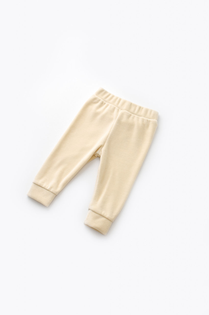 Set 3 piese Broscuta cu body, pantalonasi si vestuta din 80%bumbac organic si 20% poliester - Crem, Baby Cosy