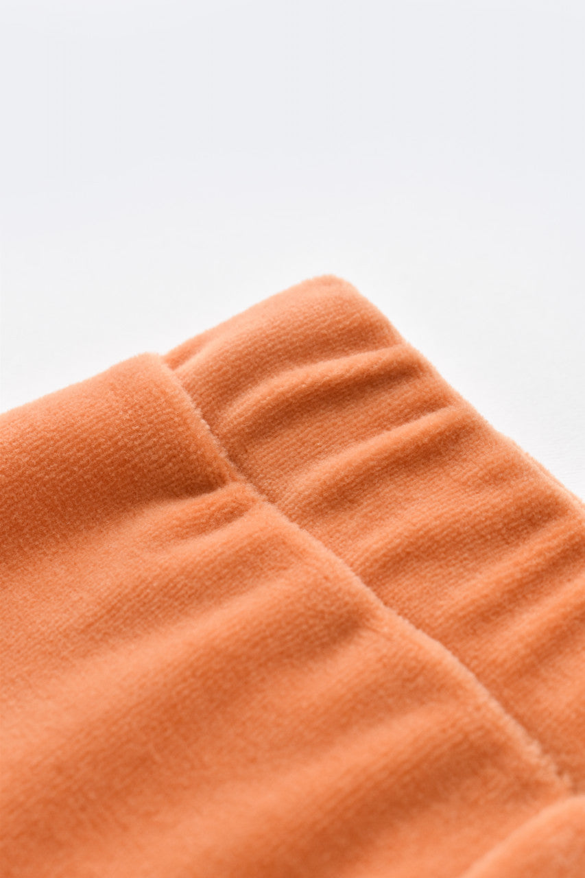 Set 3 piese Broscuta cu body, pantalonasi si vestuta din 80%bumbac organic si 20% poliester - Portocaliu, Baby Cosy