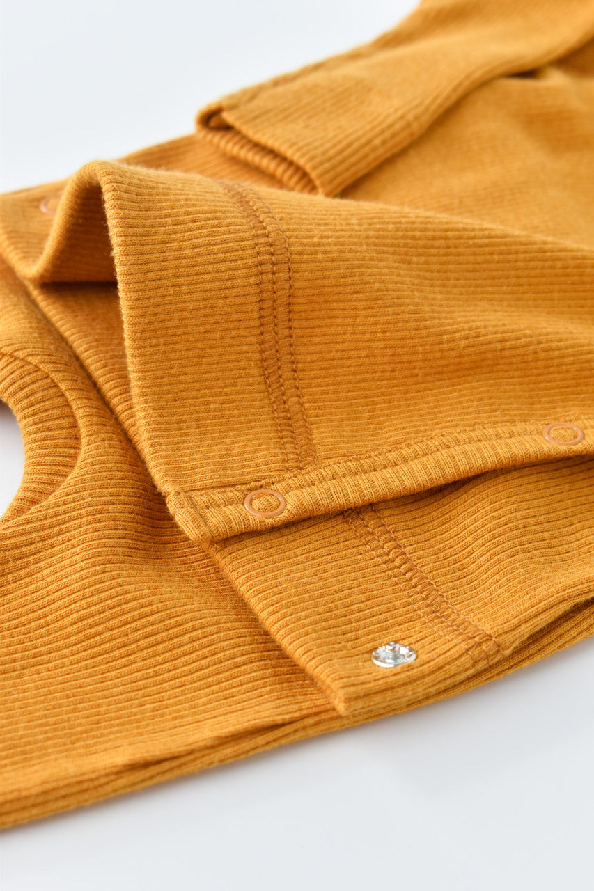 Set 4 piese: bluza, pantaloni, caciulita si manusi din bumbac organic si modal - Sofran, Baby Cosy