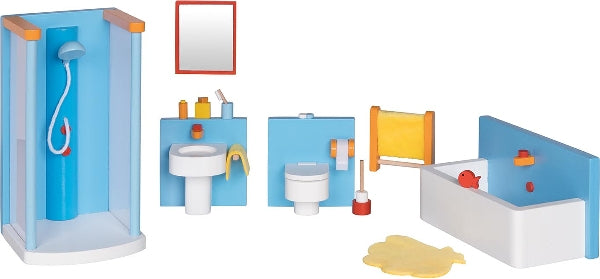 Set accesorii casuta papusi mobilier baie