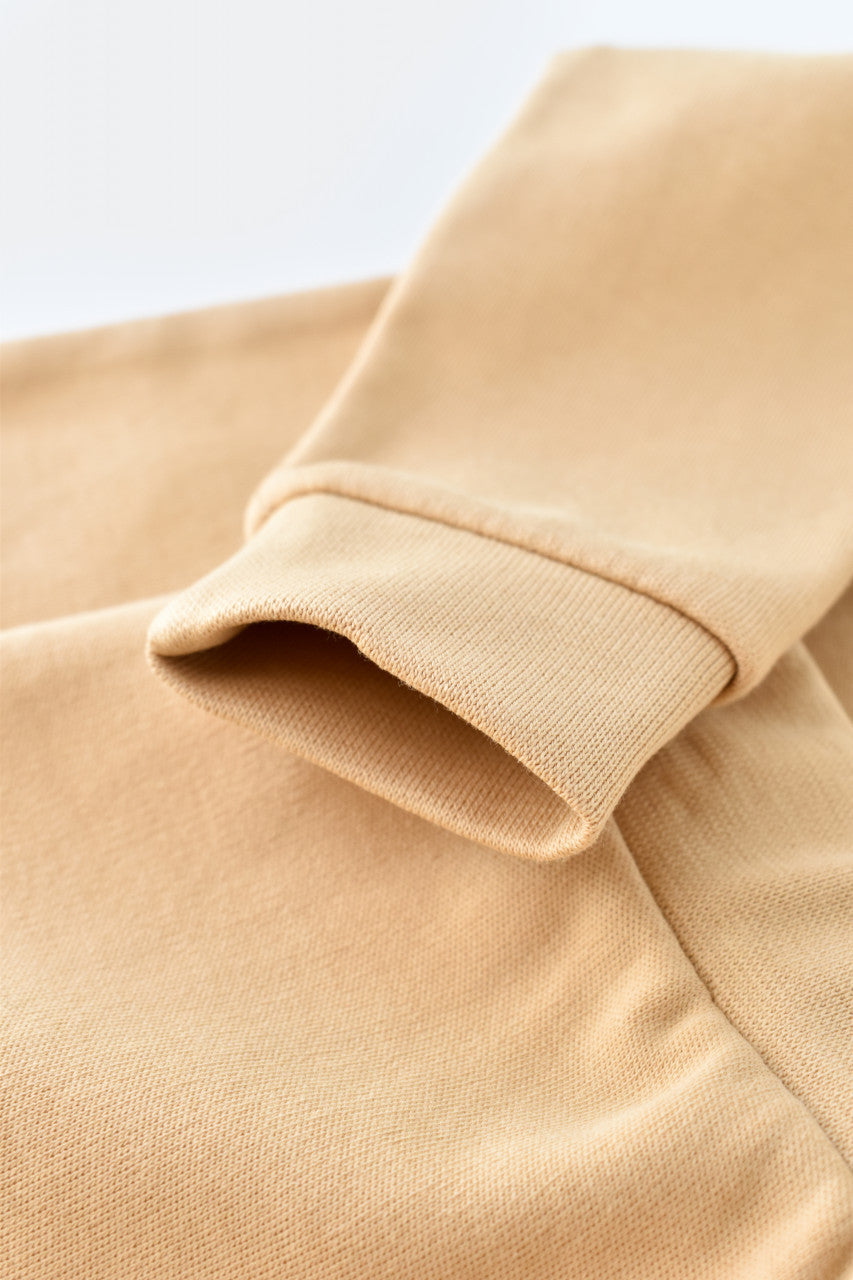 Set bluzita cu maneca lunga si panataloni lungi - bumbac organic 100% - Mustar, Baby Cosy