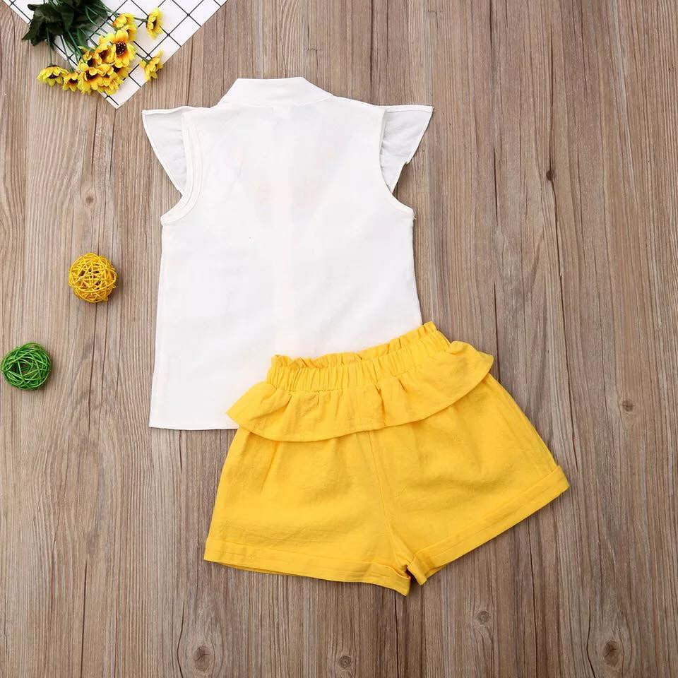 Set camasuta si pantaloni cu broderie