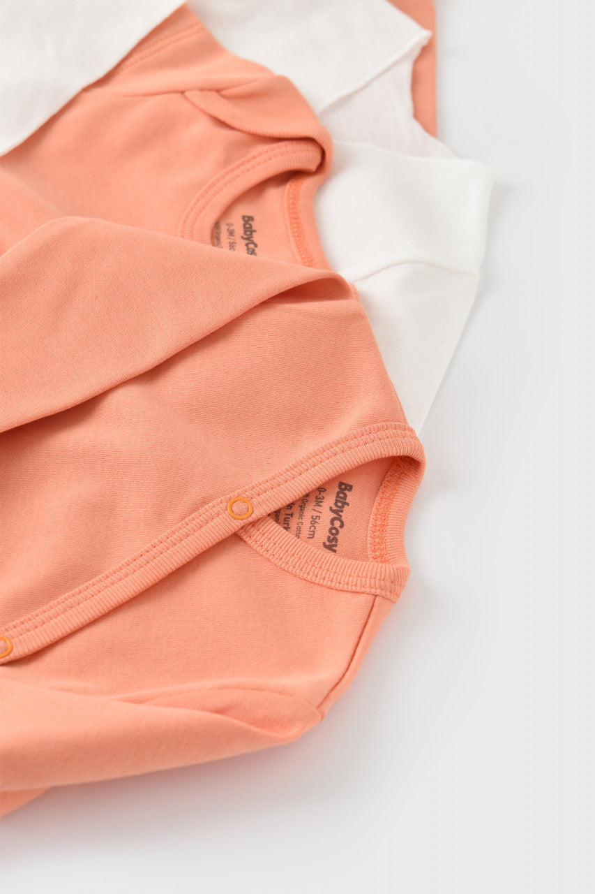 Set de 10 piese pentru nou nascut - 100% bumbac organic - Roz, Baby Cosy
