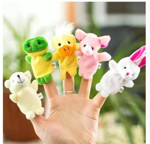 Set de 12 marionete pentru degete - animale