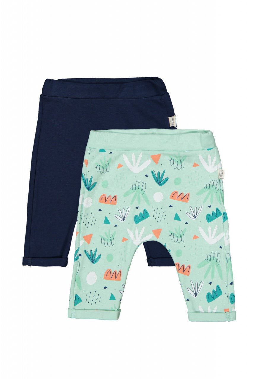 Set de 2 perechi de pantaloni Frunze pentru bebelusi, Tongs baby