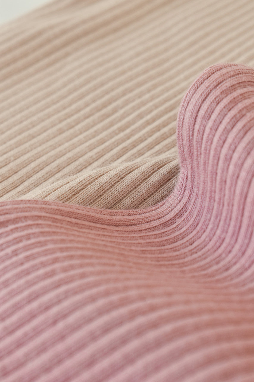Set de 2 salopetele cu maneca scurta din bumbac organic si modal - Roz/ Blush