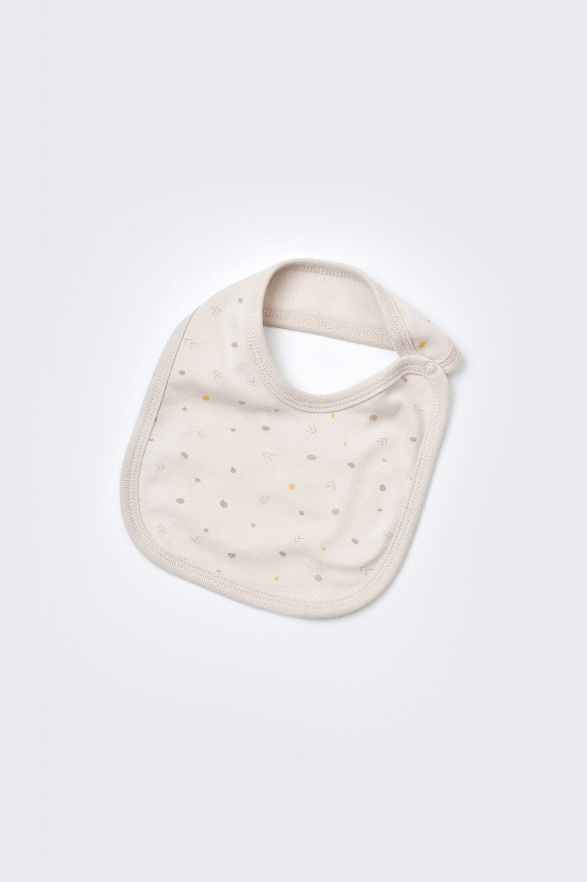 Set de 5 piese pentru nou nascut - 100% bumbac organic - Crem cu buline, Baby Cosy