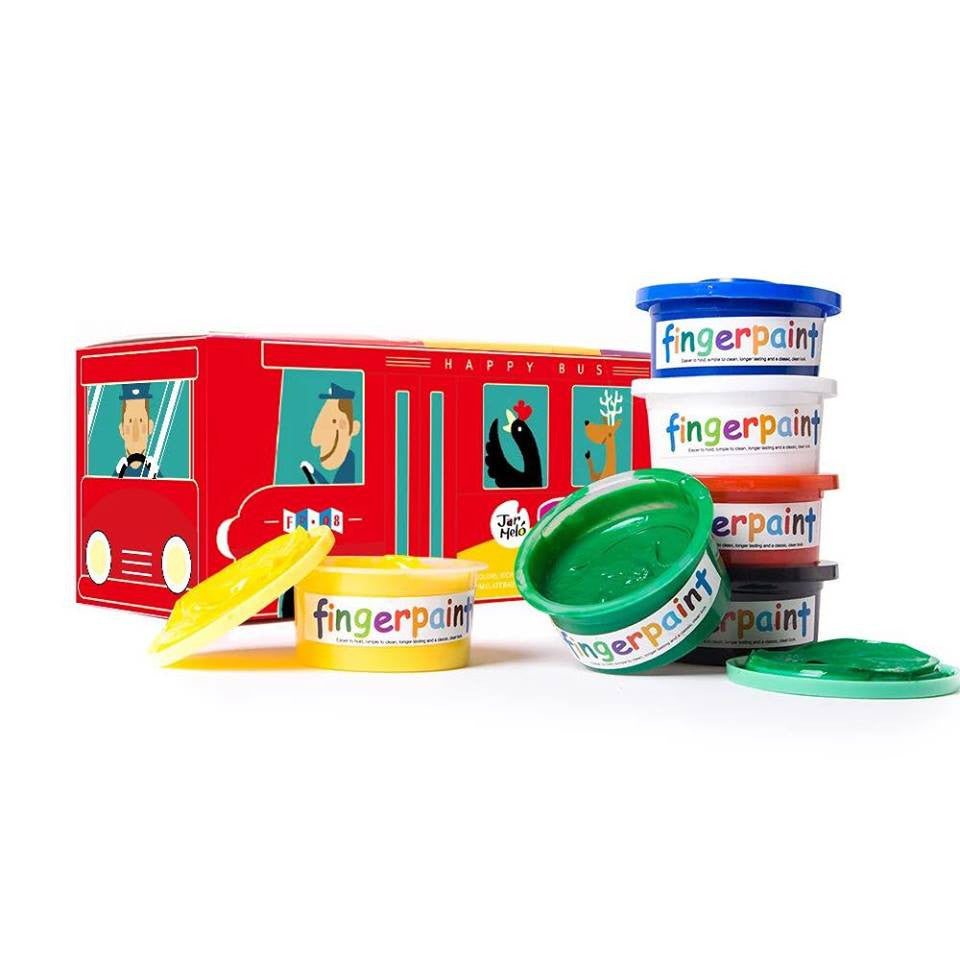 Set de 6 culori pentru desenat cu mainile