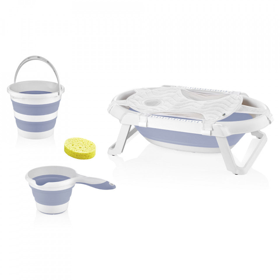 Set de baie cu 5 piese si cadita pliabila Babyjem