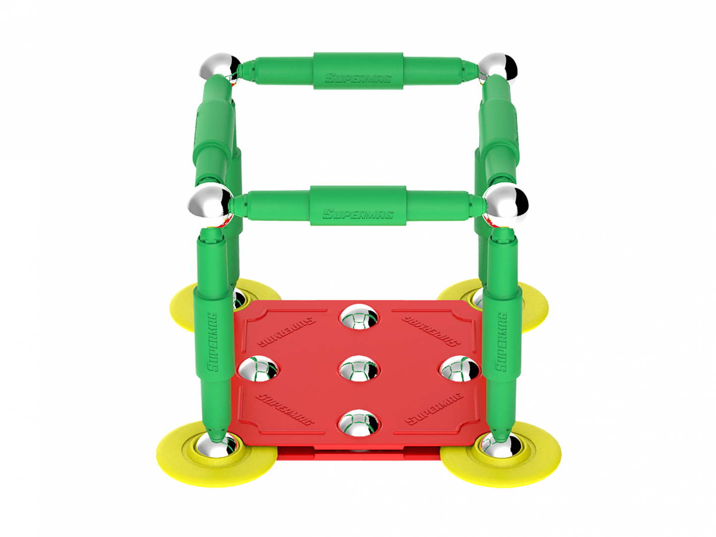 Set de constructie magnetic Supermag Classic, 72 piese
