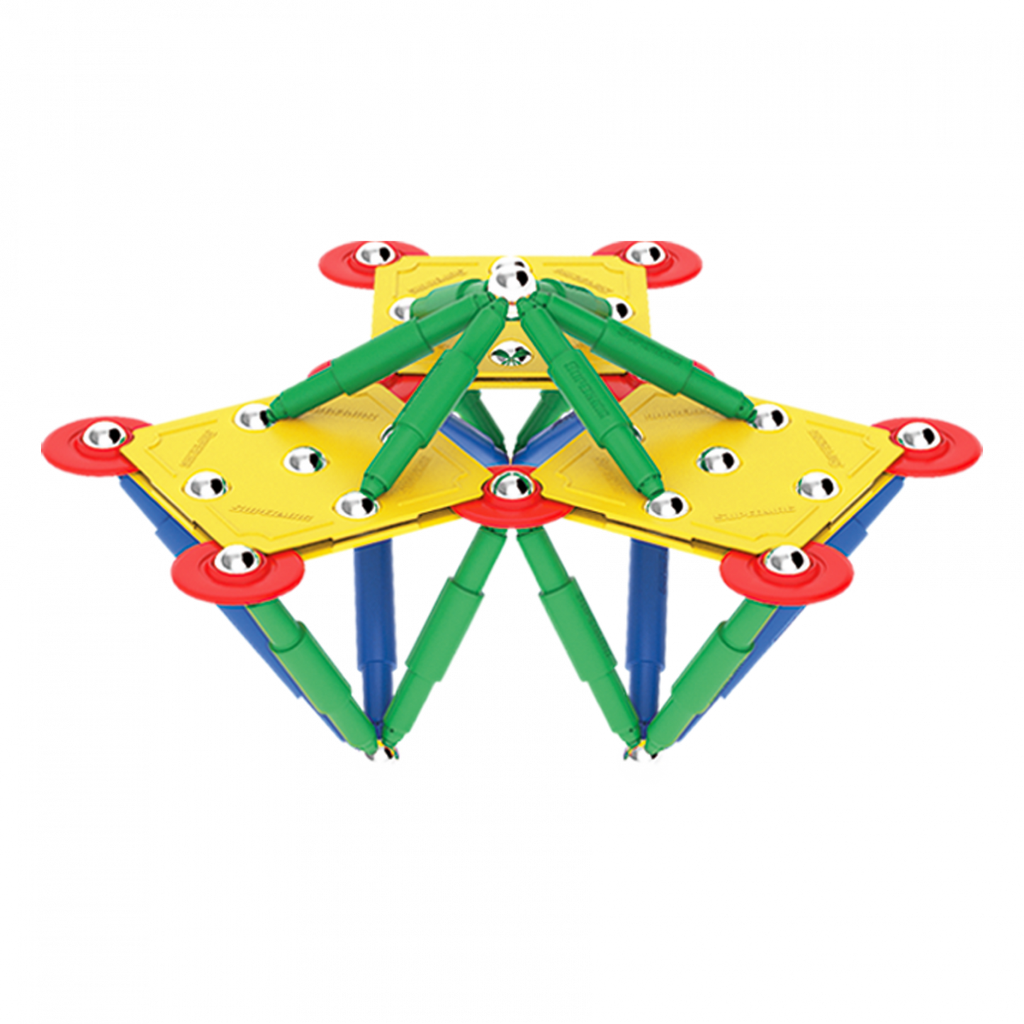 Set de constructie magnetic Supermag Classic, 72 piese