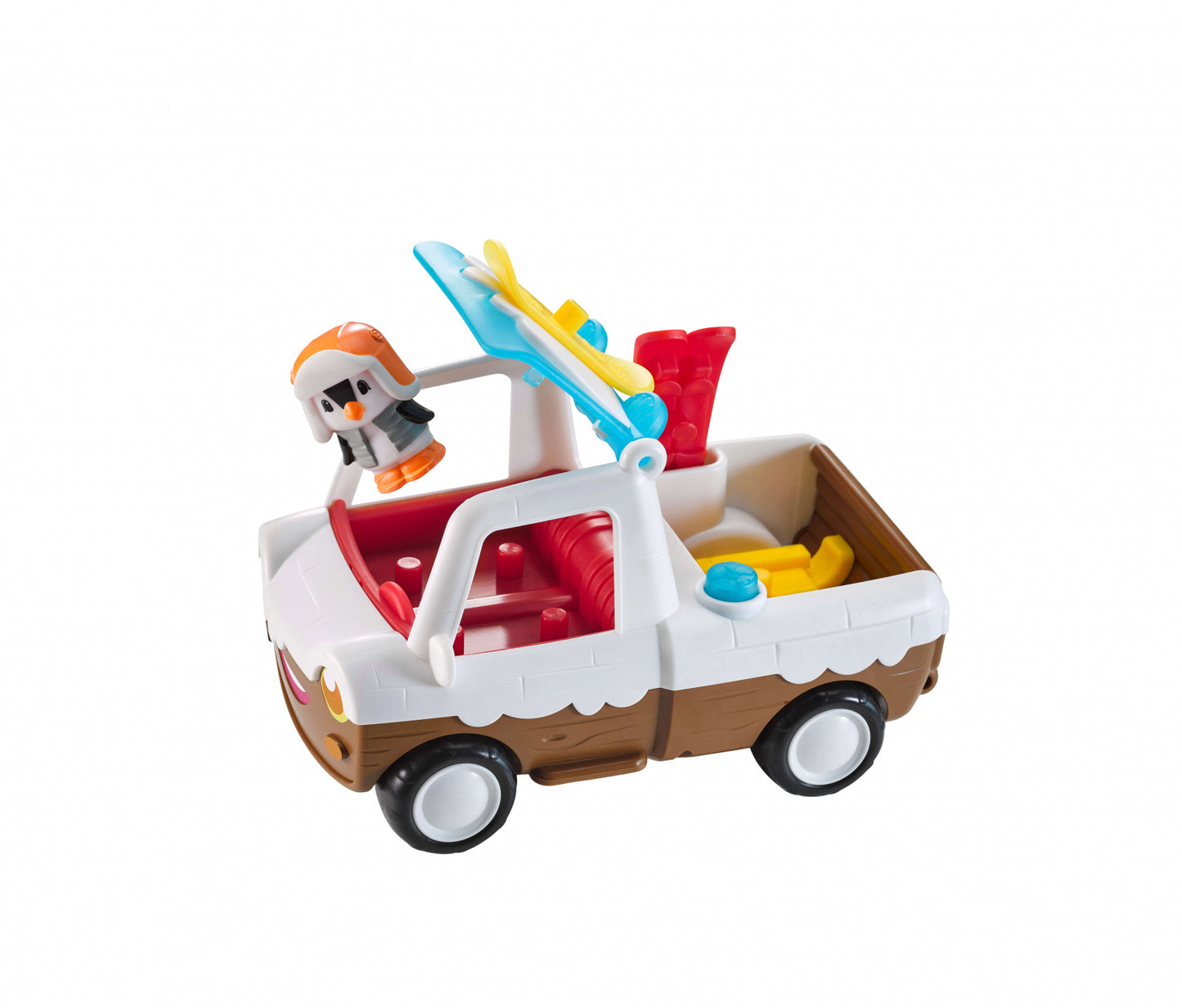 Set Masina Pick-up de Jucarie cu Zapada din universul Klorofil