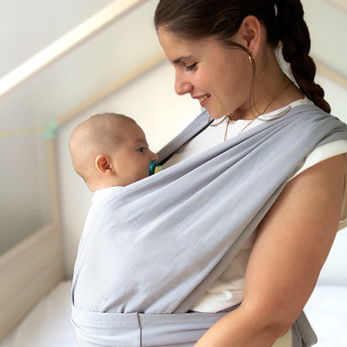 Sistem de purtare wrap elastic pentru bebelusi BabyJem