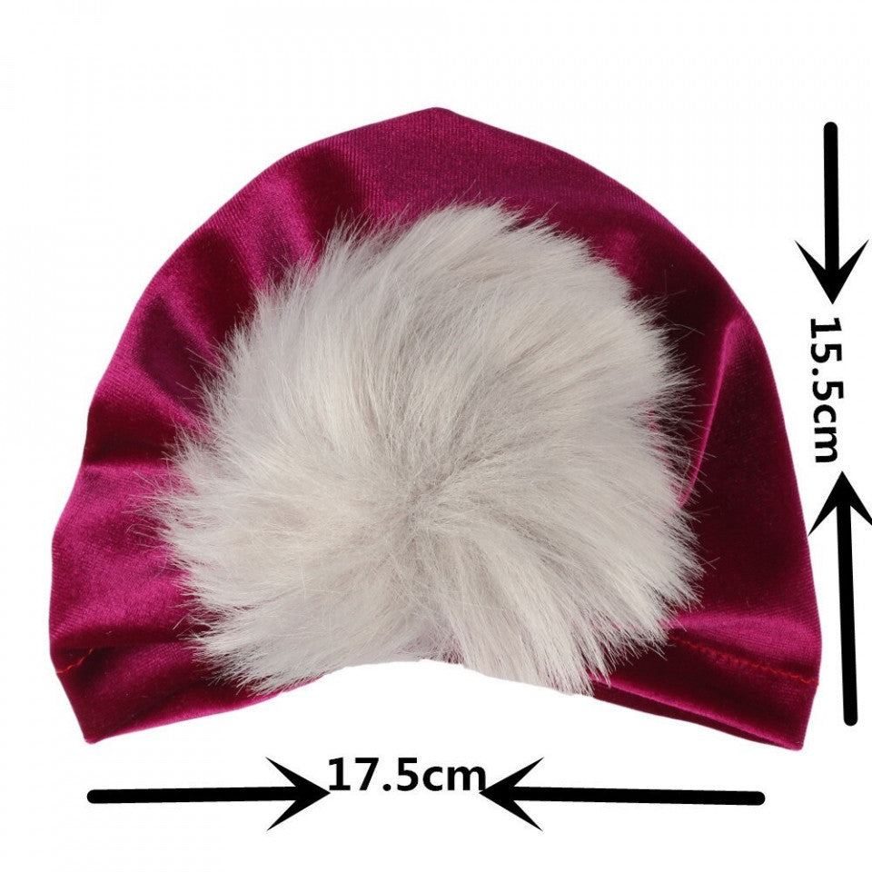 Turban bebelusi din catifea