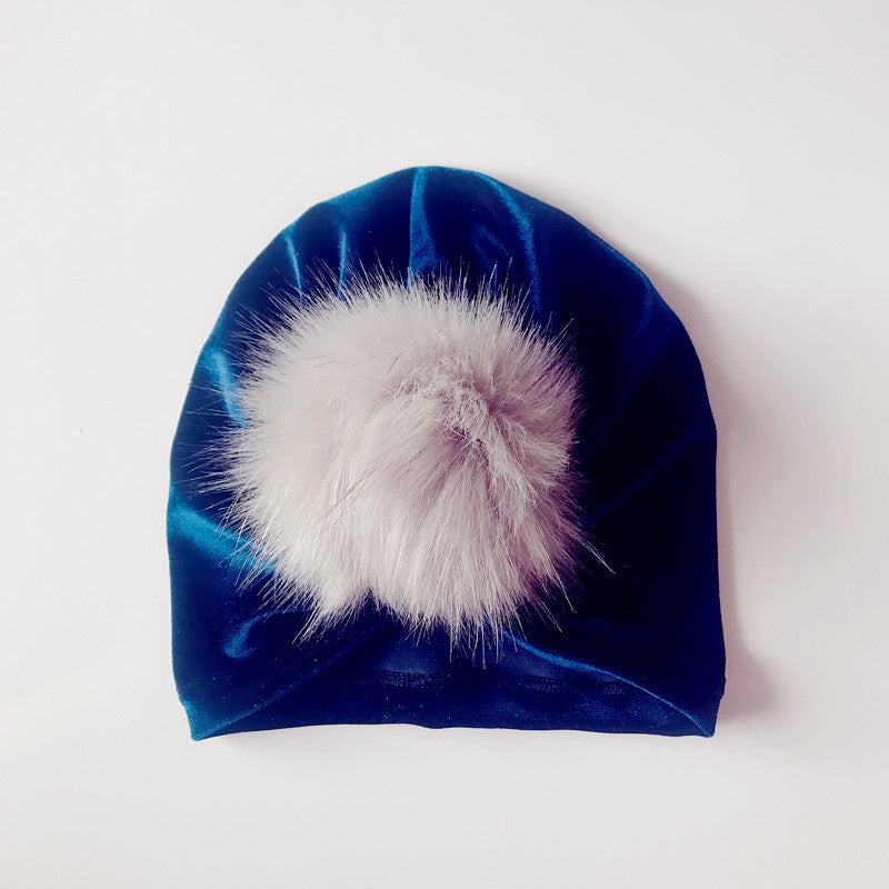 Turban bebelusi din catifea
