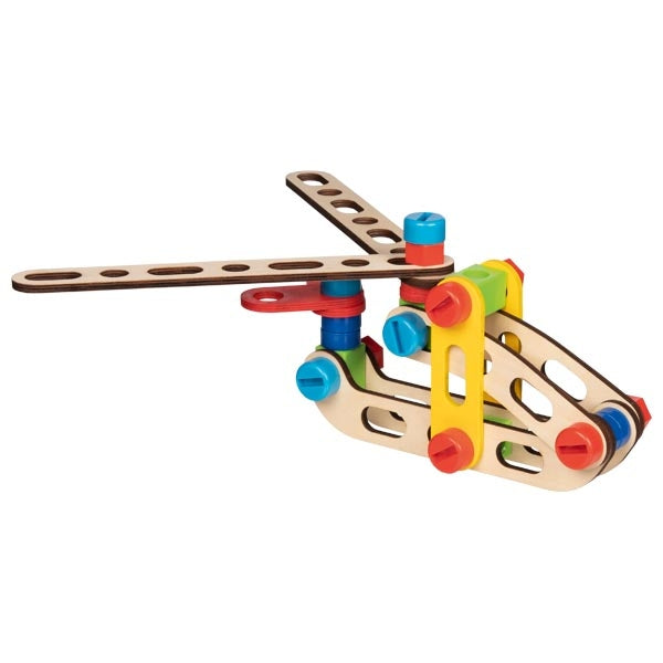 Vehicule intr-o valiza - Set constructie din lemn