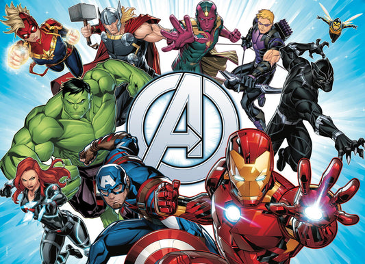 Puzzle de colorat -  Avengers (60 de piese)