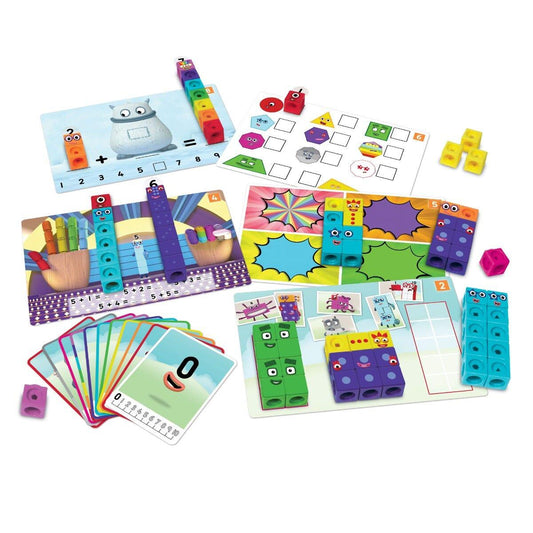 MathLink®Cubes Numberblocks in engleza Set de activitati de la 1 - 10