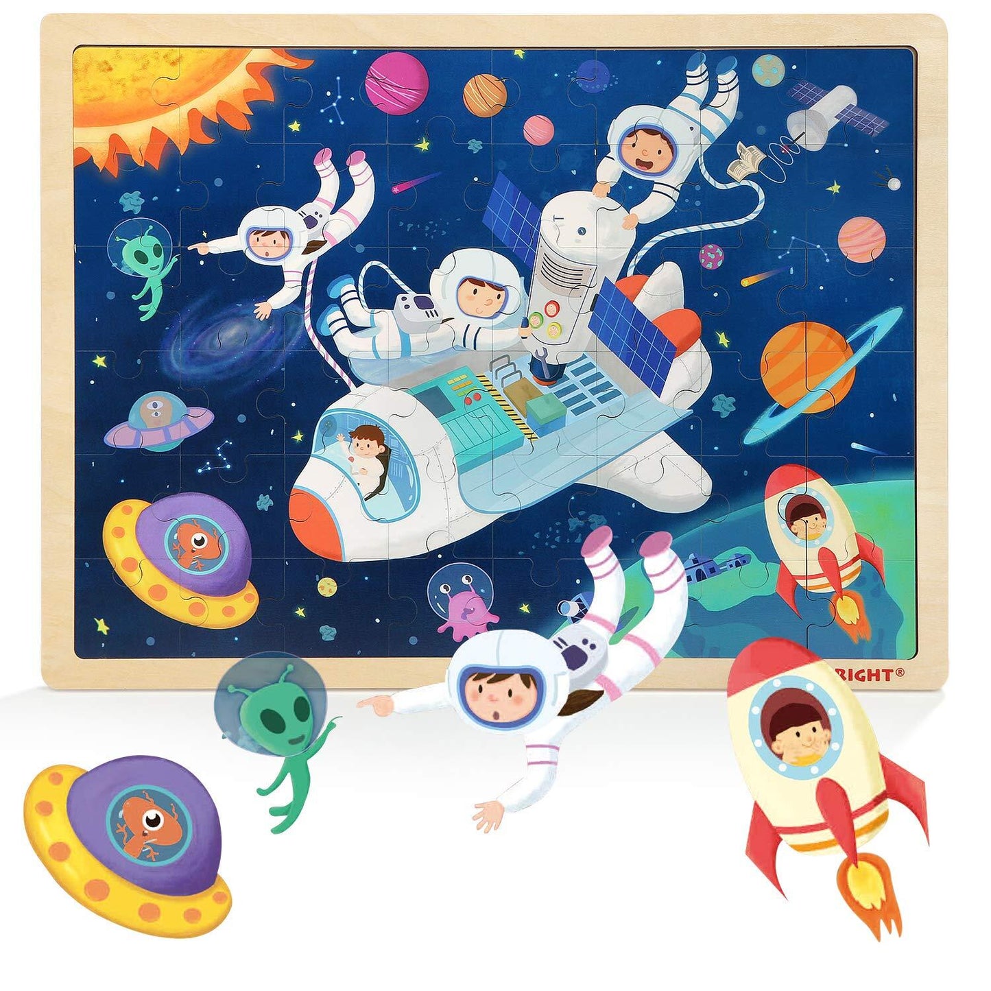 Puzzle - Spatiul Cosmic (48 piese)