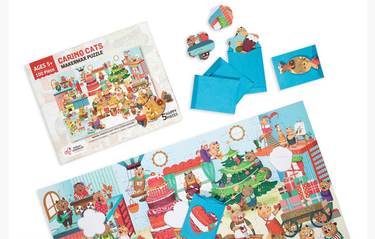 Puzzle cu surprize – In asteptarea Craciunului
