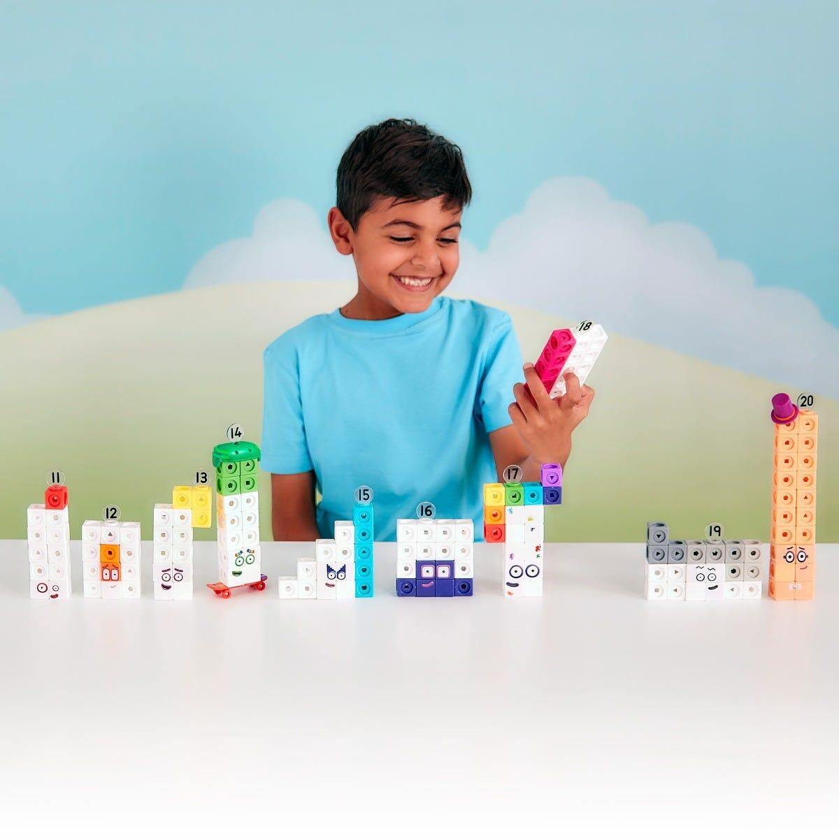 MathLink®Cubes Numberblocks in engleza Set de activitati de la 11 - 20