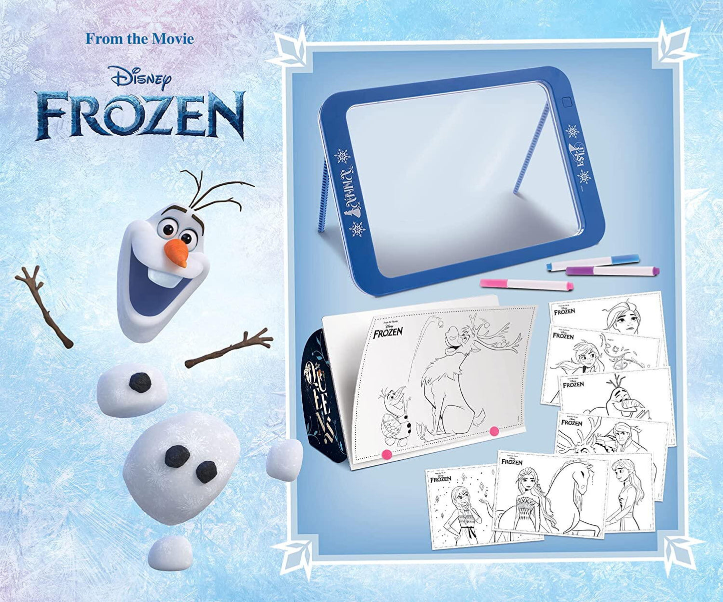 Tablita Frozen pentru desen cu LED