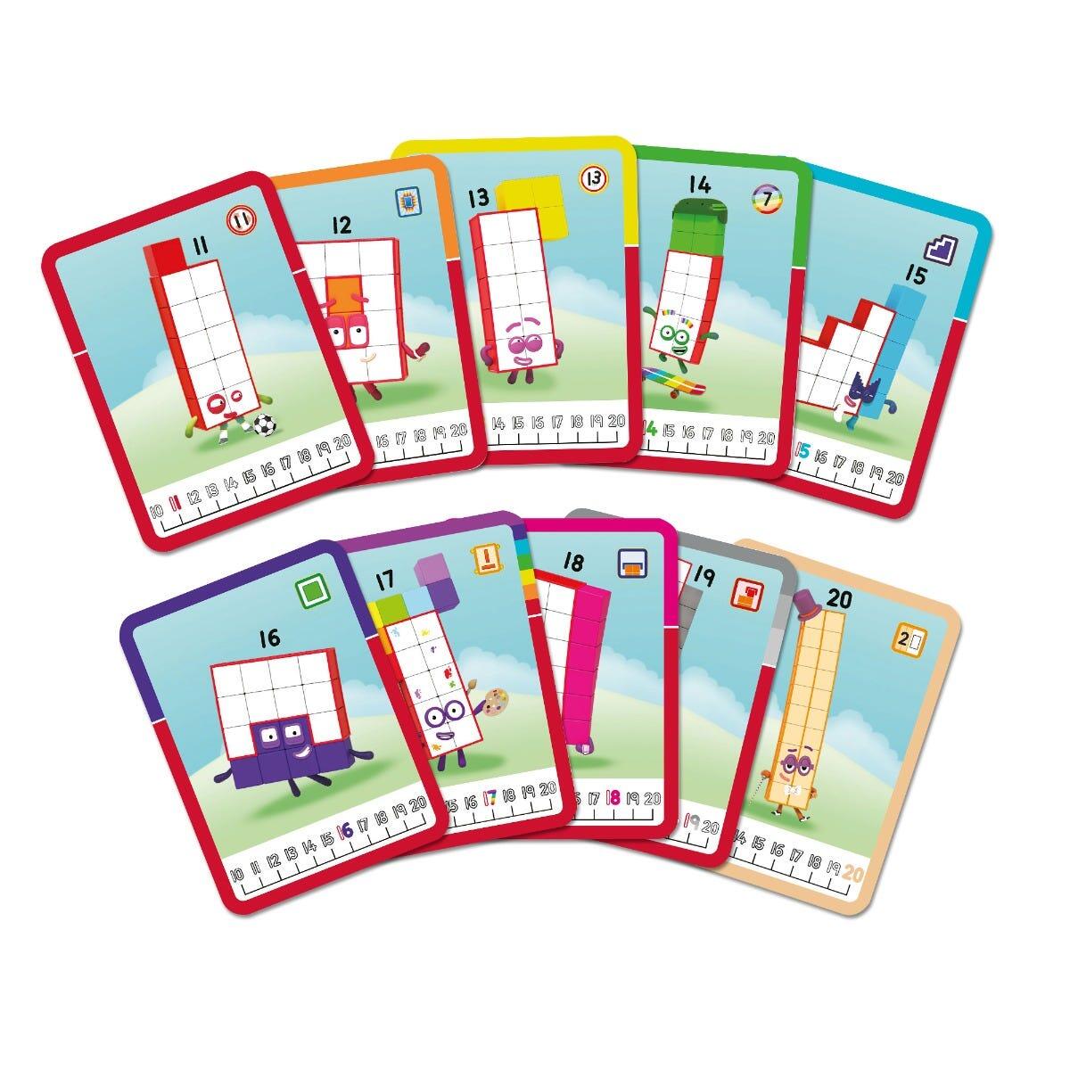 MathLink®Cubes Numberblocks in engleza Set de activitati de la 11 - 20