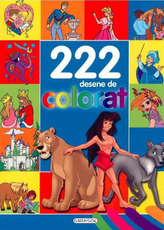 222 desene de colorat