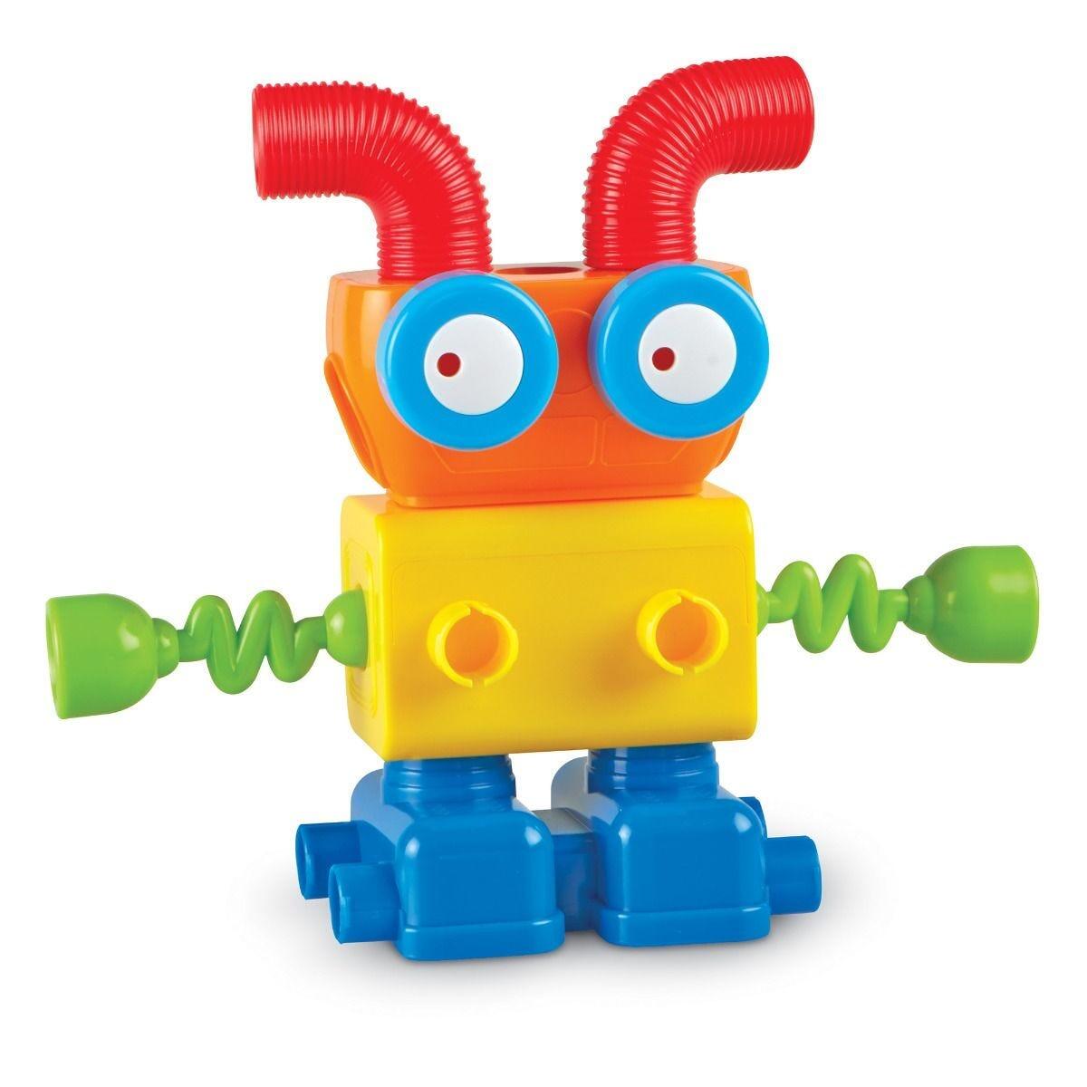 Hai sa construim - 1, 2, 3  Robotel colorat