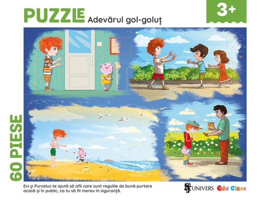 Puzzle - Adevarul gol-golut (60 piese)