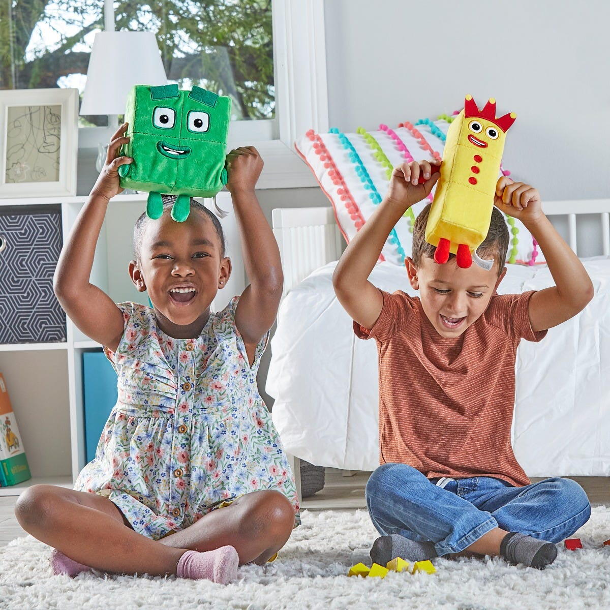 Set mascote din plus Numberblocks - Trei & Patru