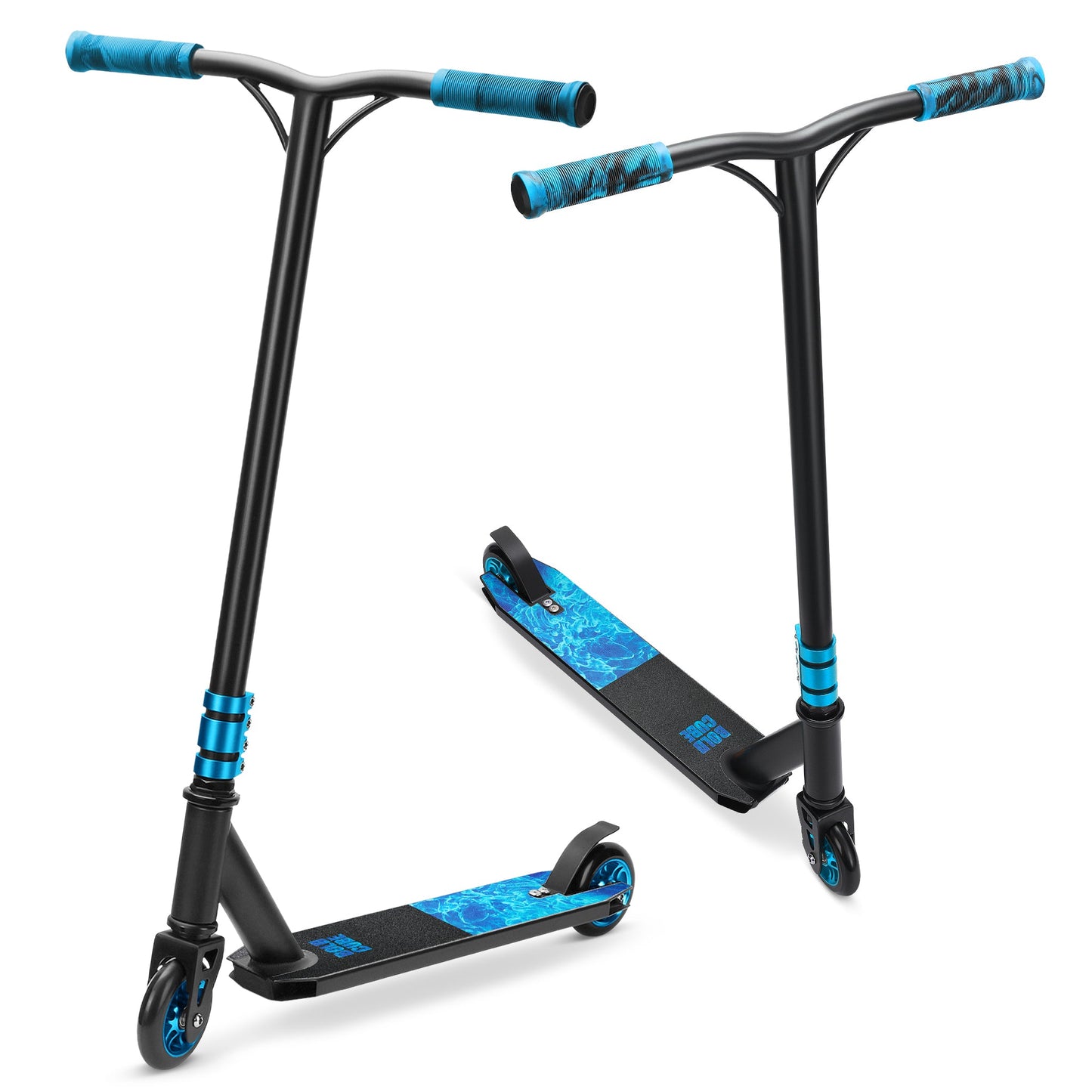 Trotineta de scheme freestyle - Scooter DELUXE Albastru, 2 roti