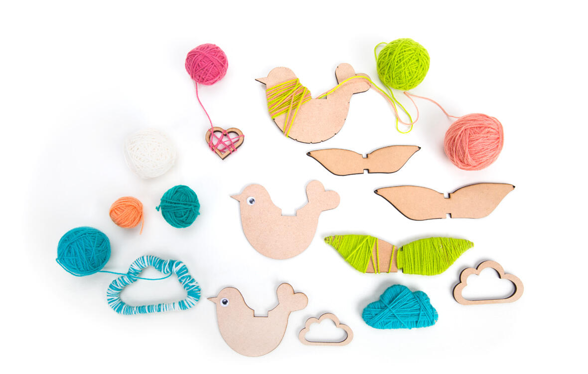 Set creativ - Carusel cu pasari