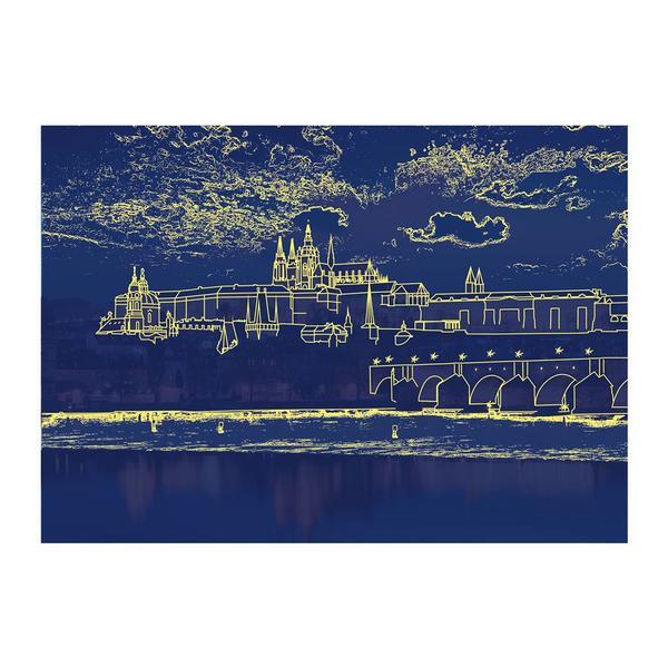 Puzzle Neon - Castelul Praga (1000 piese)