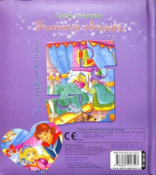 Carte cu puzzle - Frumoasa adormita