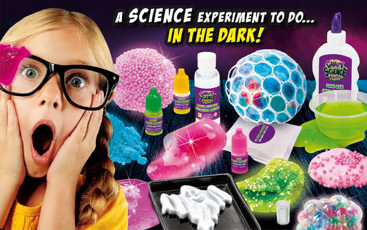 Experimente geniale - Laboratorul de slime	fluorescent