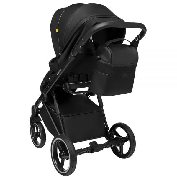 Carucior 2 in 1 Oslo+, Onyx, Negru, Skiddou